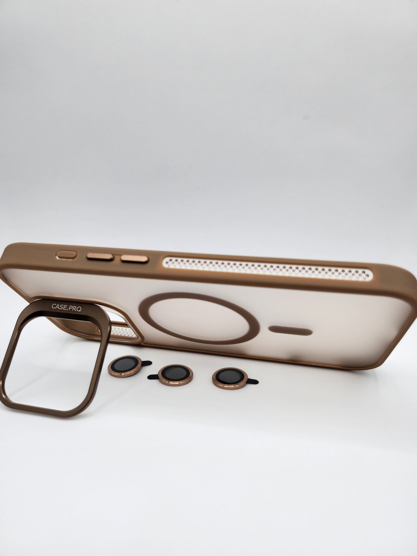 Coque Premium Mat & Transparente avec Protection de Caméra – iPhone & Samsung