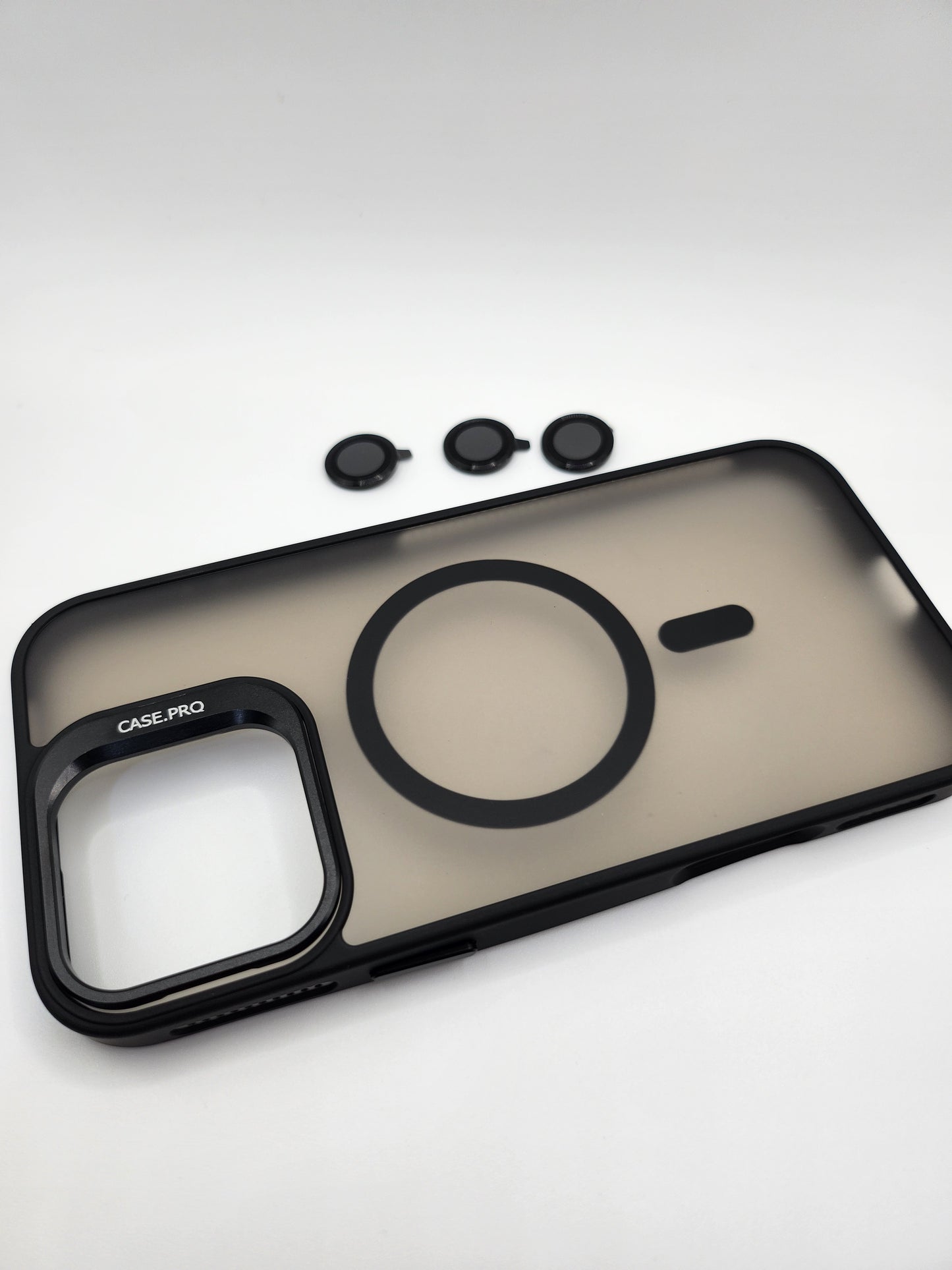 Coque Premium Mat & Transparente avec Protection de Caméra – iPhone & Samsung