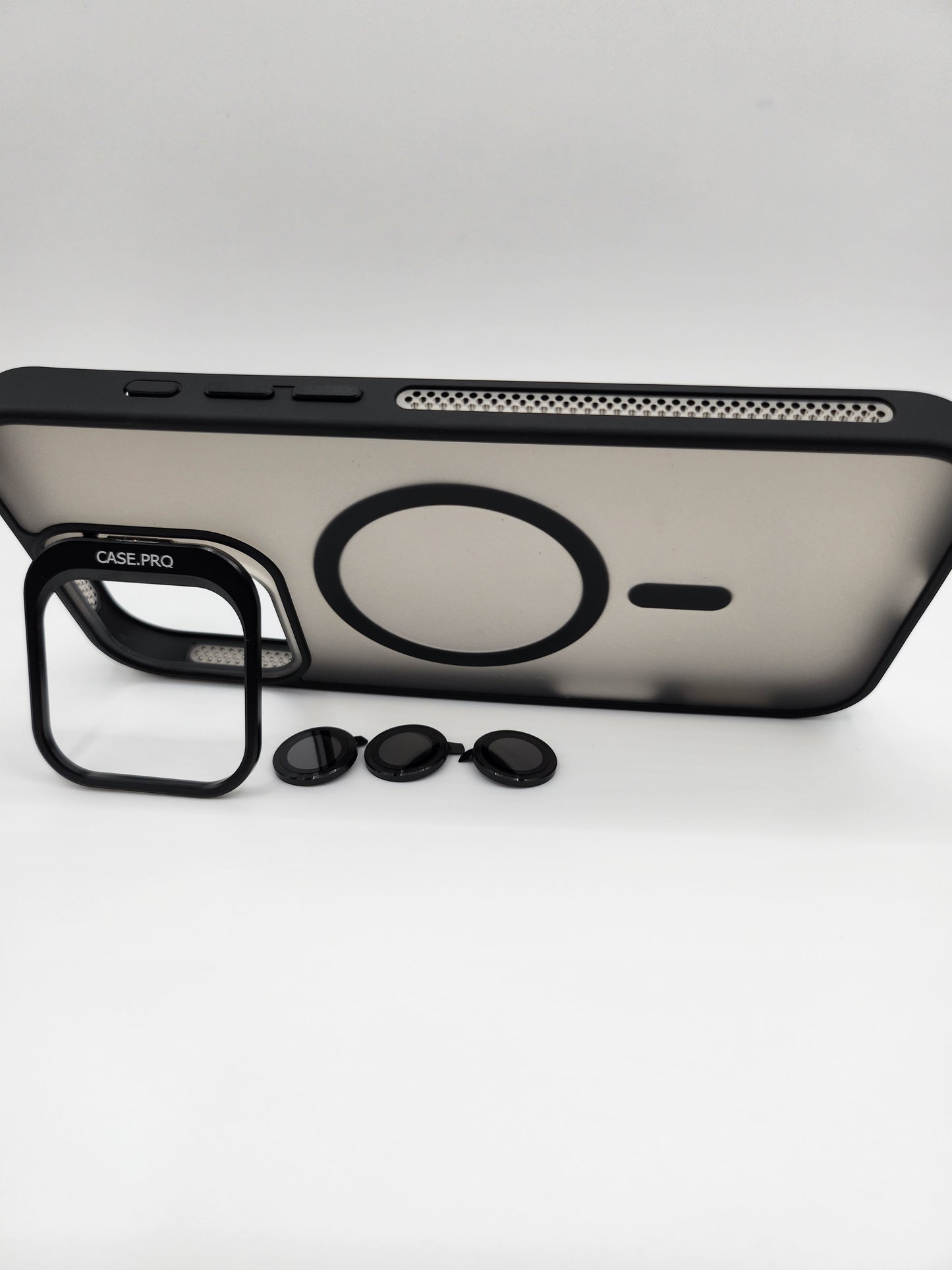 Coque Premium Mat & Transparente avec Protection de Caméra – iPhone & Samsung