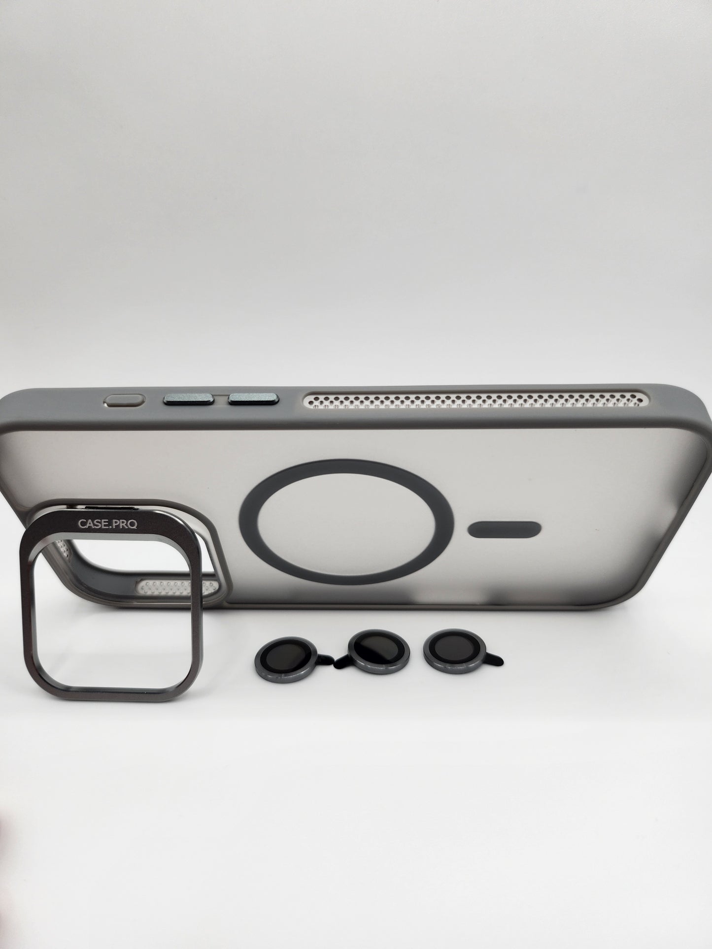 Coque Premium Mat & Transparente avec Protection de Caméra – iPhone & Samsung