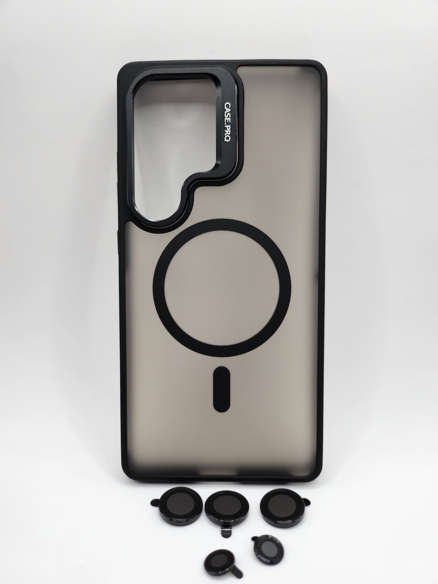 Coque Premium Mat & Transparente avec Protection de Caméra – iPhone & Samsung