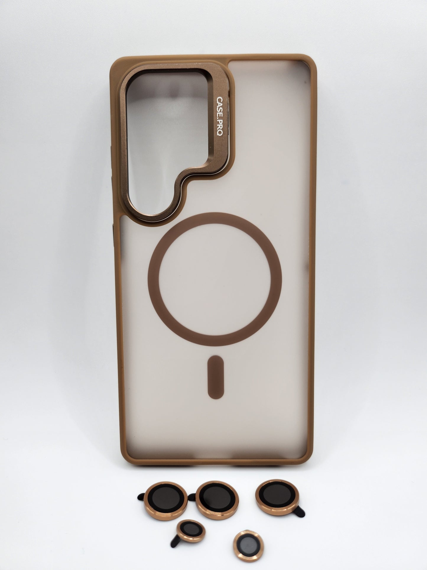 Coque Premium Mat & Transparente avec Protection de Caméra – iPhone & Samsung