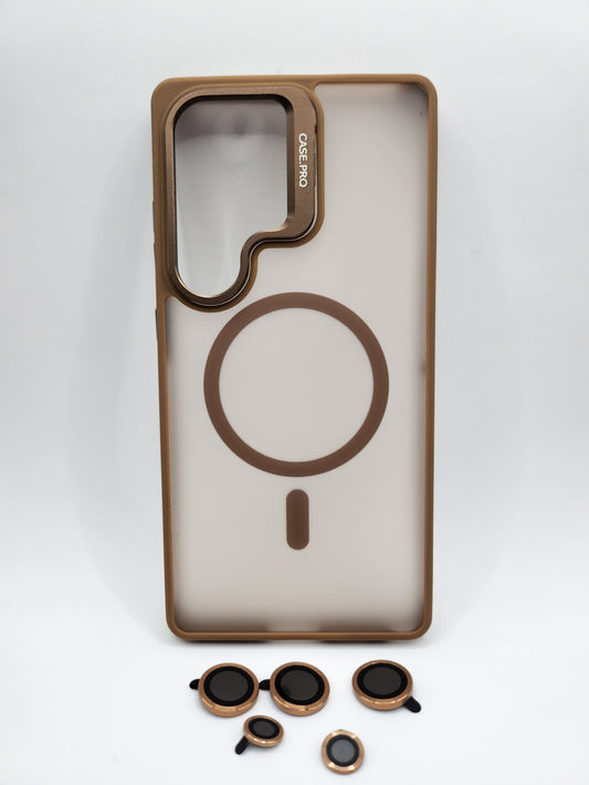 Coque Premium Mat & Transparente avec Protection de Caméra – iPhone & Samsung