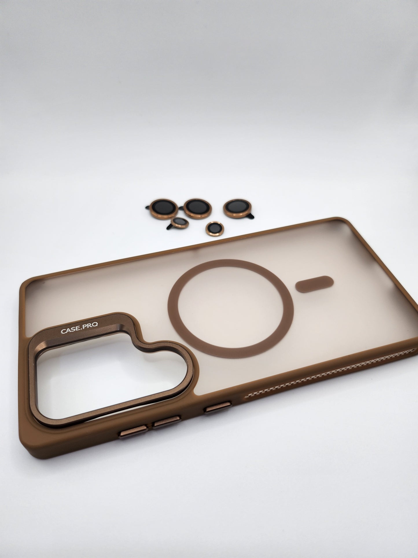 Coque Premium Mat & Transparente avec Protection de Caméra – iPhone & Samsung