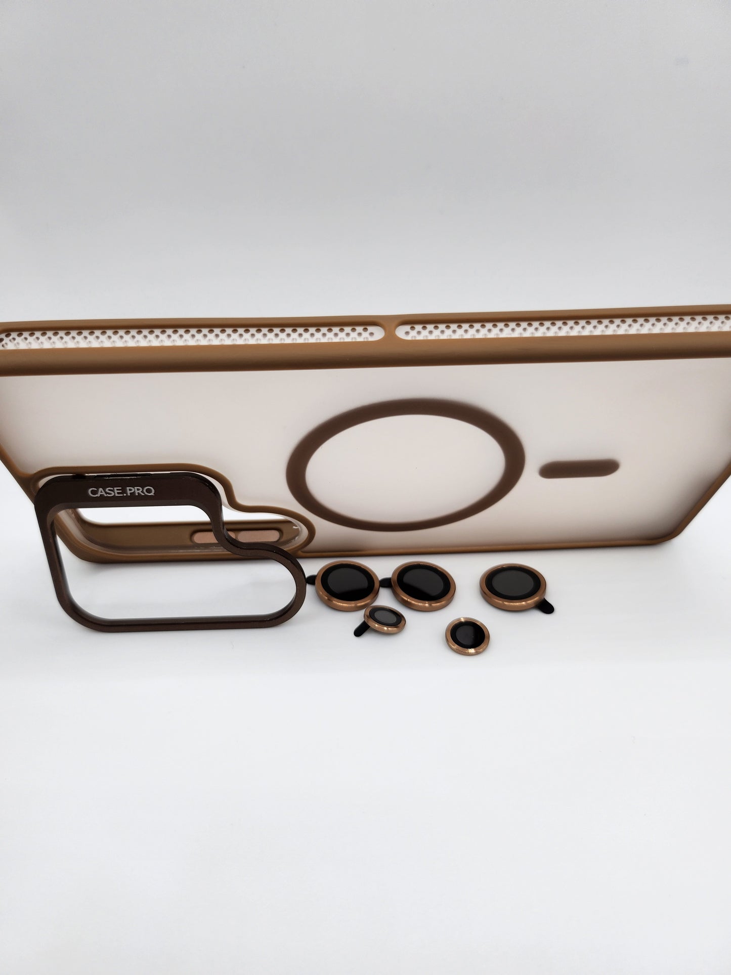 Coque Premium Mat & Transparente avec Protection de Caméra – iPhone & Samsung