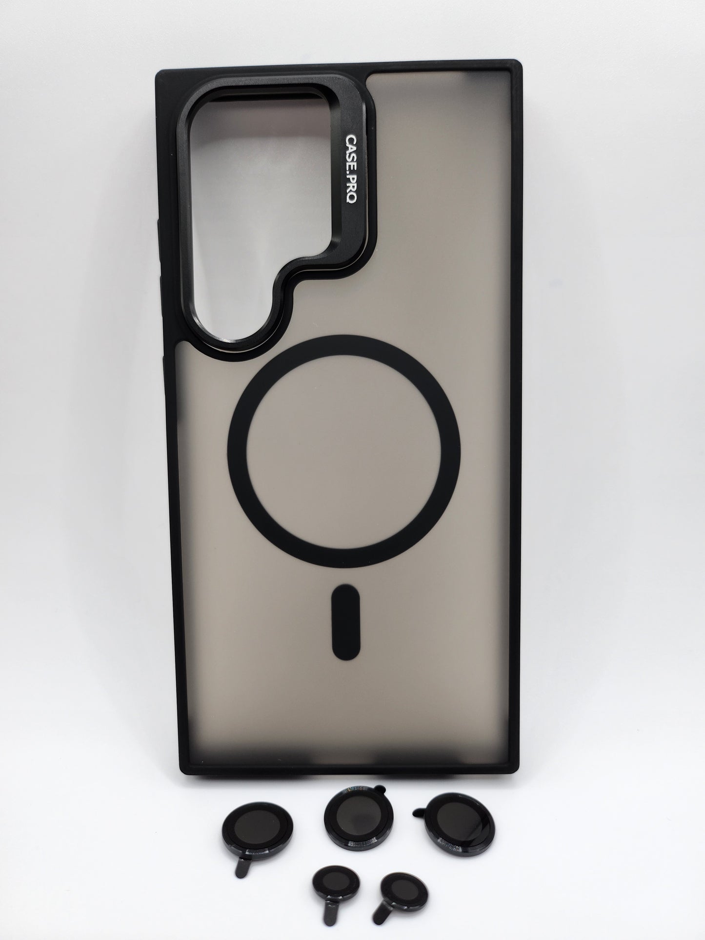 Coque Premium Mat & Transparente avec Protection de Caméra – iPhone & Samsung