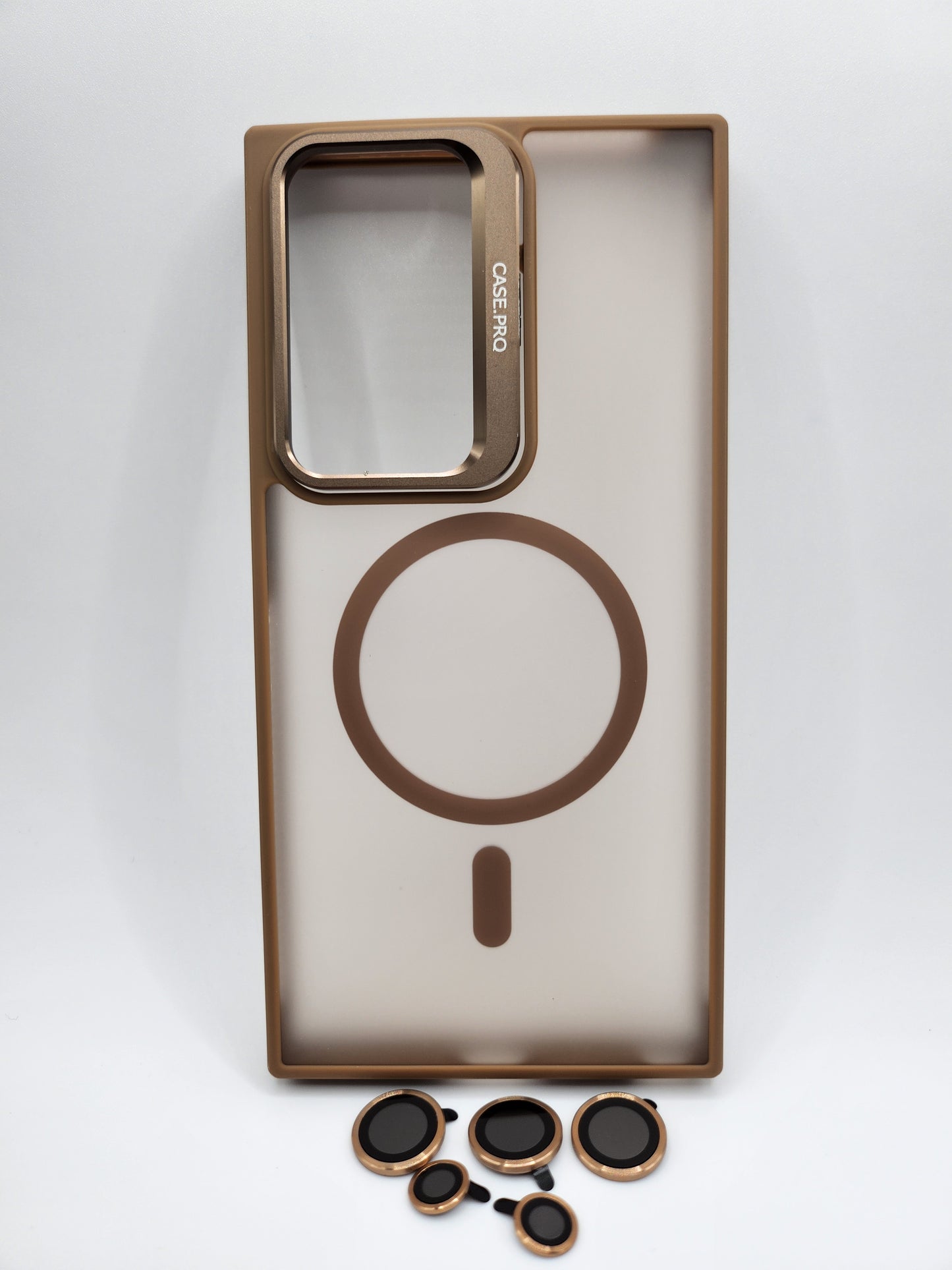 Coque Premium Mat & Transparente avec Protection de Caméra – iPhone & Samsung