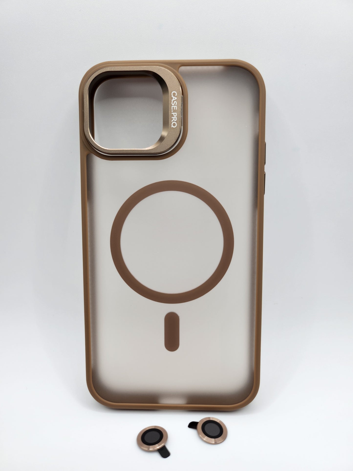 Coque Premium Mat & Transparente avec Protection de Caméra – iPhone & Samsung