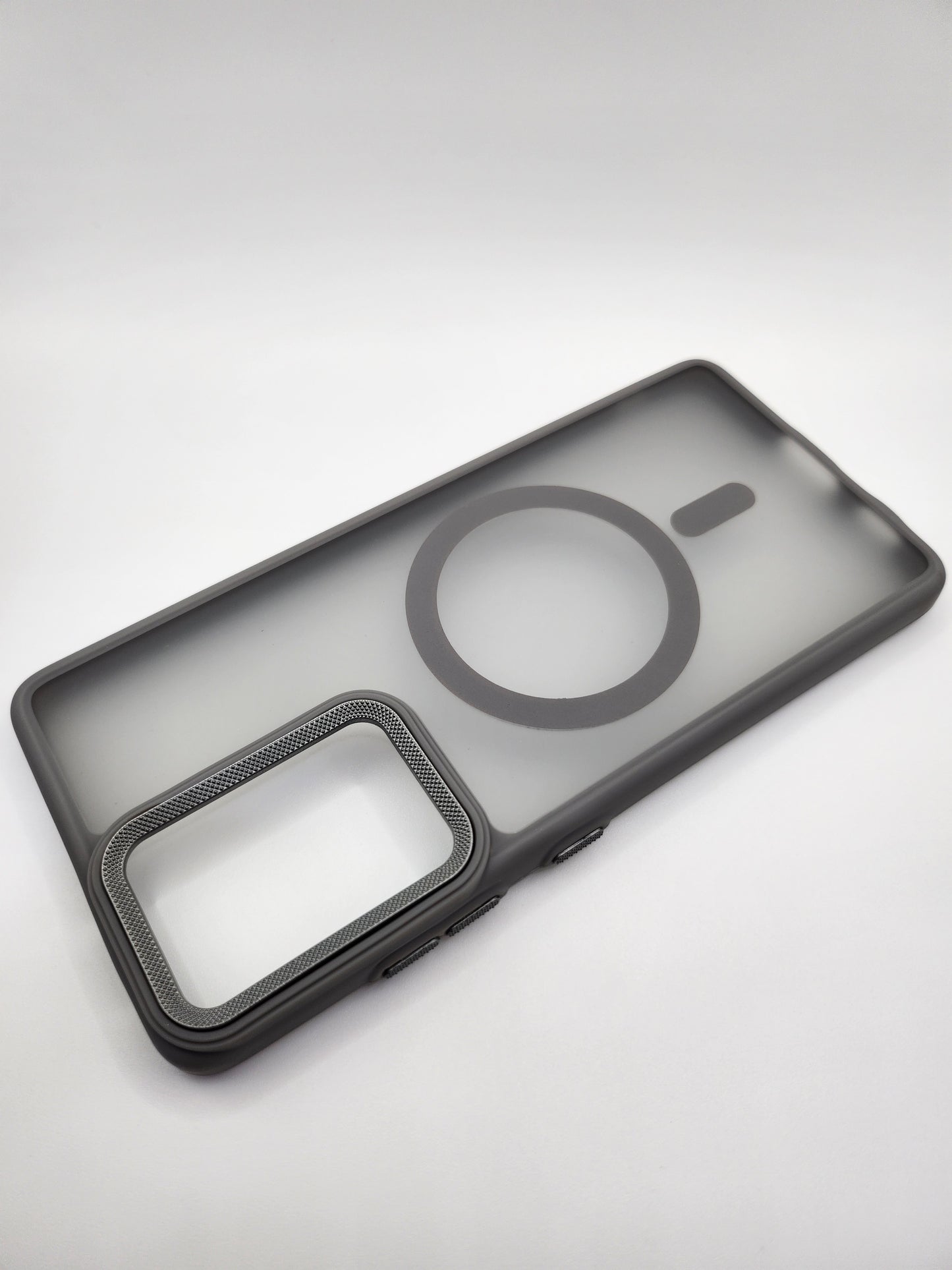 ✨Coque Matte Transparente avec Anneau Magnétique – Protection Élégante et Moderne✨