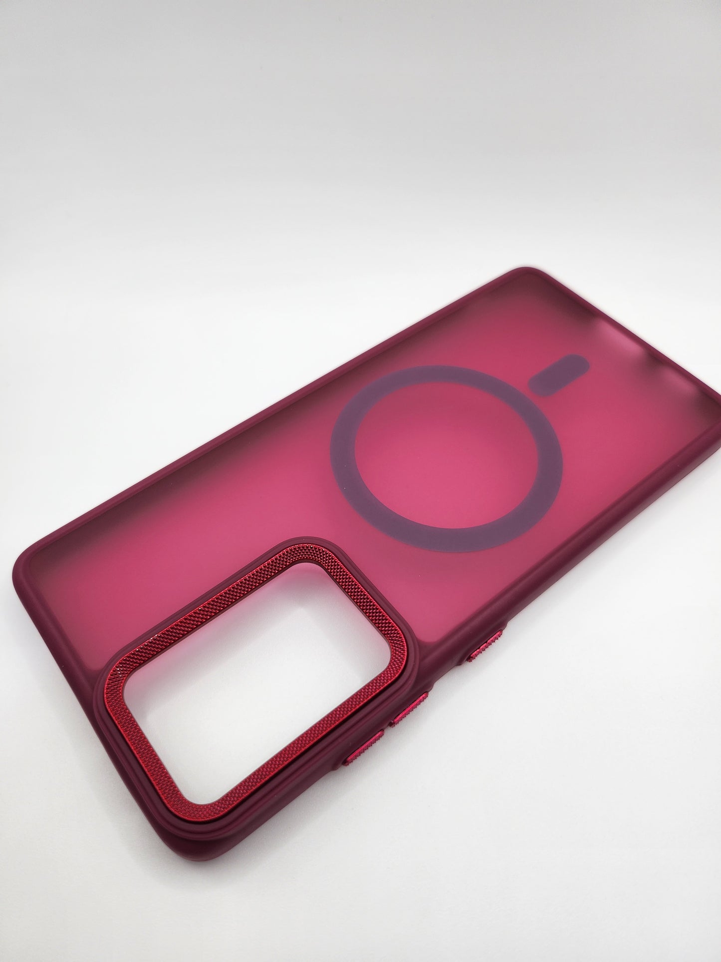 ✨Coque Matte Transparente avec Anneau Magnétique – Protection Élégante et Moderne✨