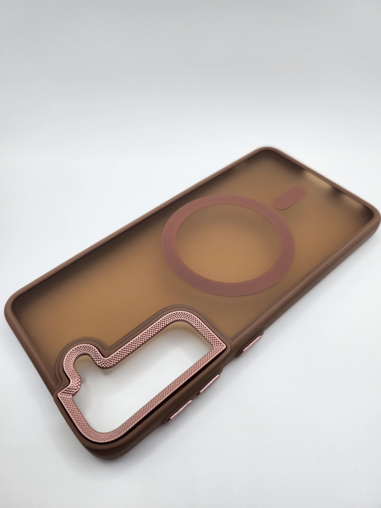 ✨Coque Matte Transparente avec Anneau Magnétique – Protection Élégante et Moderne✨