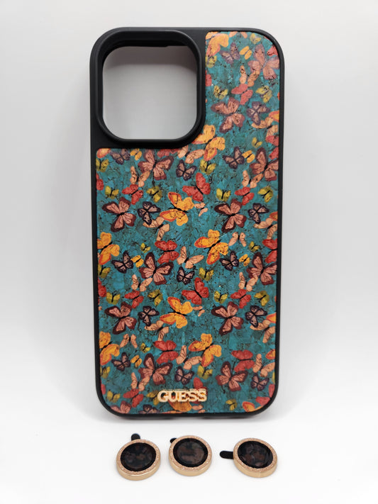 Coque Luxe Fleurie & Papillons – Compatible iPhone 16 pro max  12 pro max