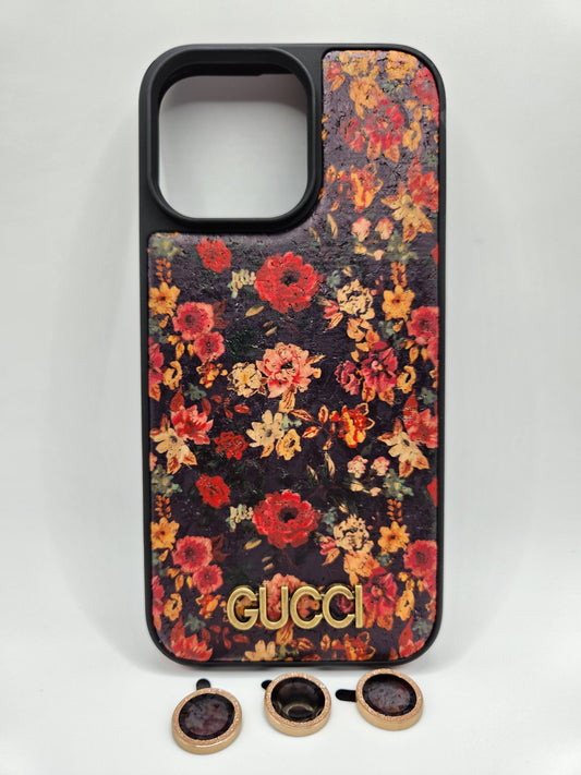 Coque Luxe Fleurie & Papillons – Compatible iPhone 16 pro max