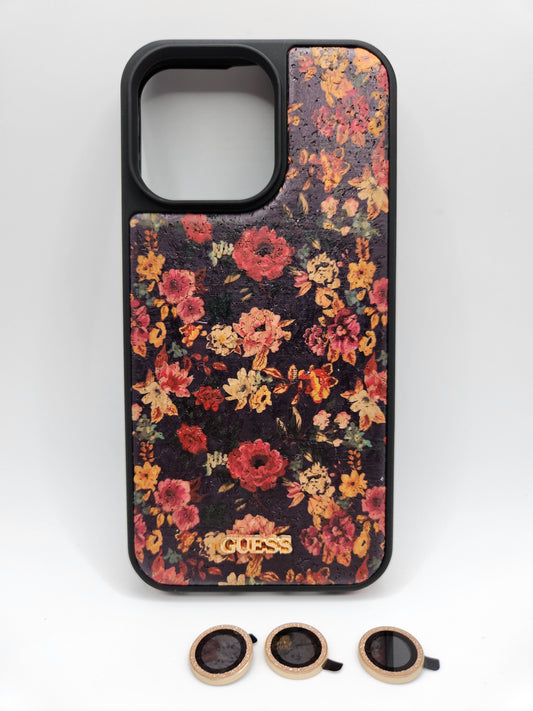 Coque Luxe Fleurie & Papillons – Compatible iPhone 15 pro max