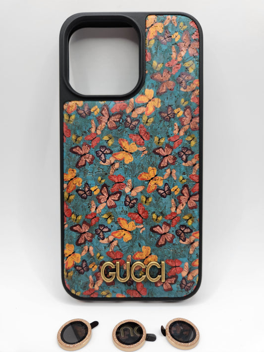 Coque Luxe Fleurie & Papillons – Compatible iPhone 14 pro max