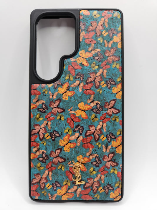 Coque Luxe Fleurie & Papillons – Compatible Samsung S25 Ultra Samsung S23 Ultra