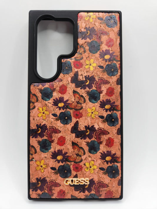 Coque Luxe Fleurie & Papillons – Compatible Samsung S24 Ultra