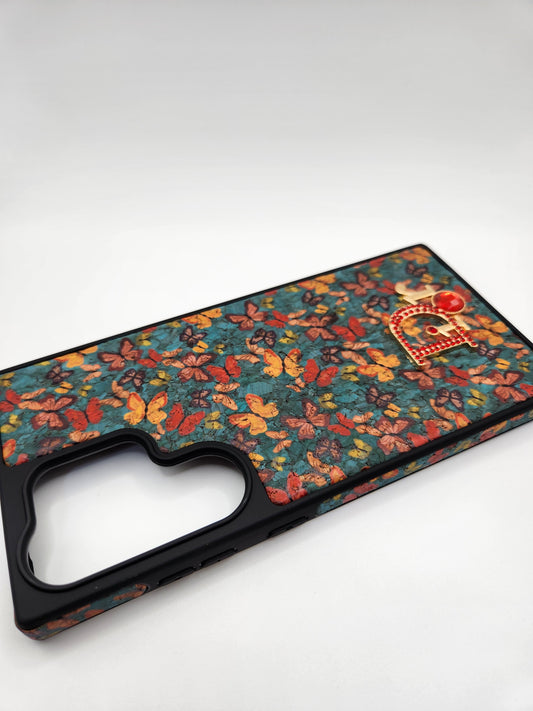 Coque Luxe Fleurie & Papillons – Compatible Samsung S23 Ultra