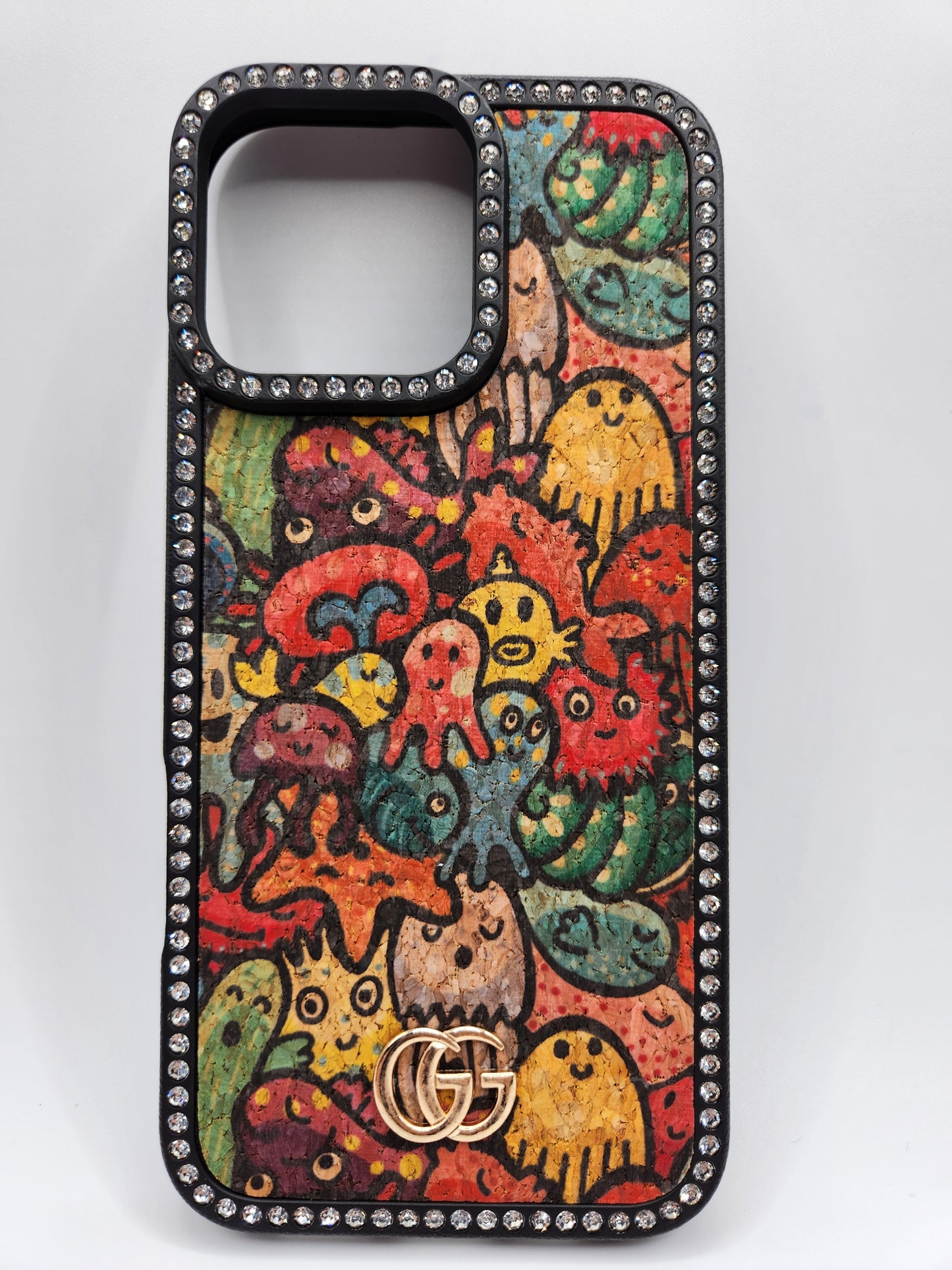 ✨Coque iPhone Luxe Bohème avec Strass – Motifs Mandala Éblouissants – Compatible iphone 16 pro max  iphone 14 pro max iphone 12 pro max