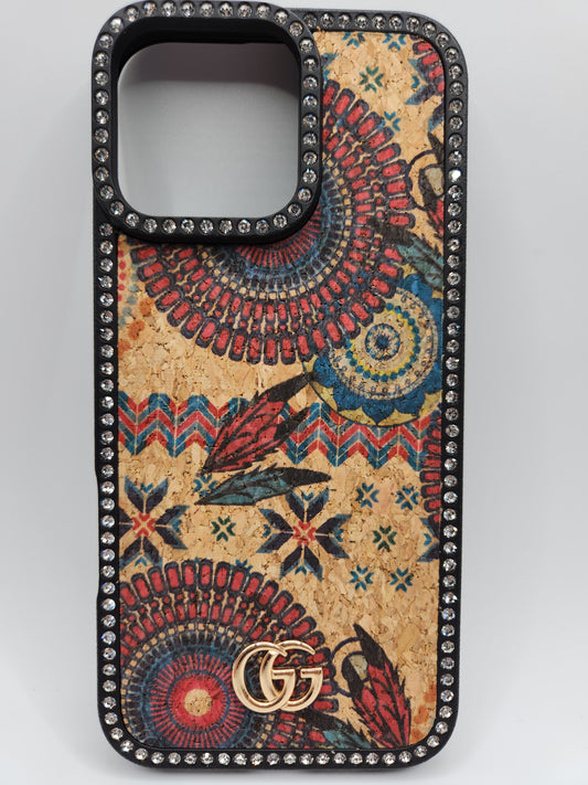 ✨Coque iPhone Luxe Bohème avec Strass – Motifs Mandala Éblouissants – Compatible iphone 16 pro max