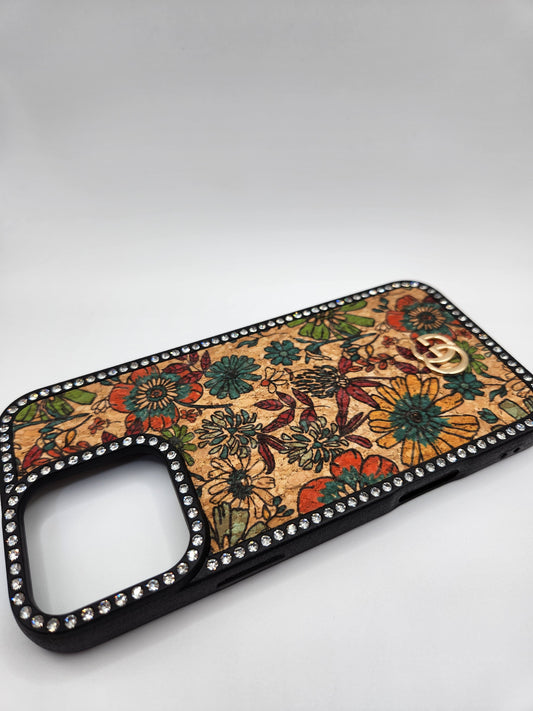 ✨Coque iPhone Luxe Bohème avec Strass – Motifs Mandala Éblouissants – Compatible iphone 16 pro max
