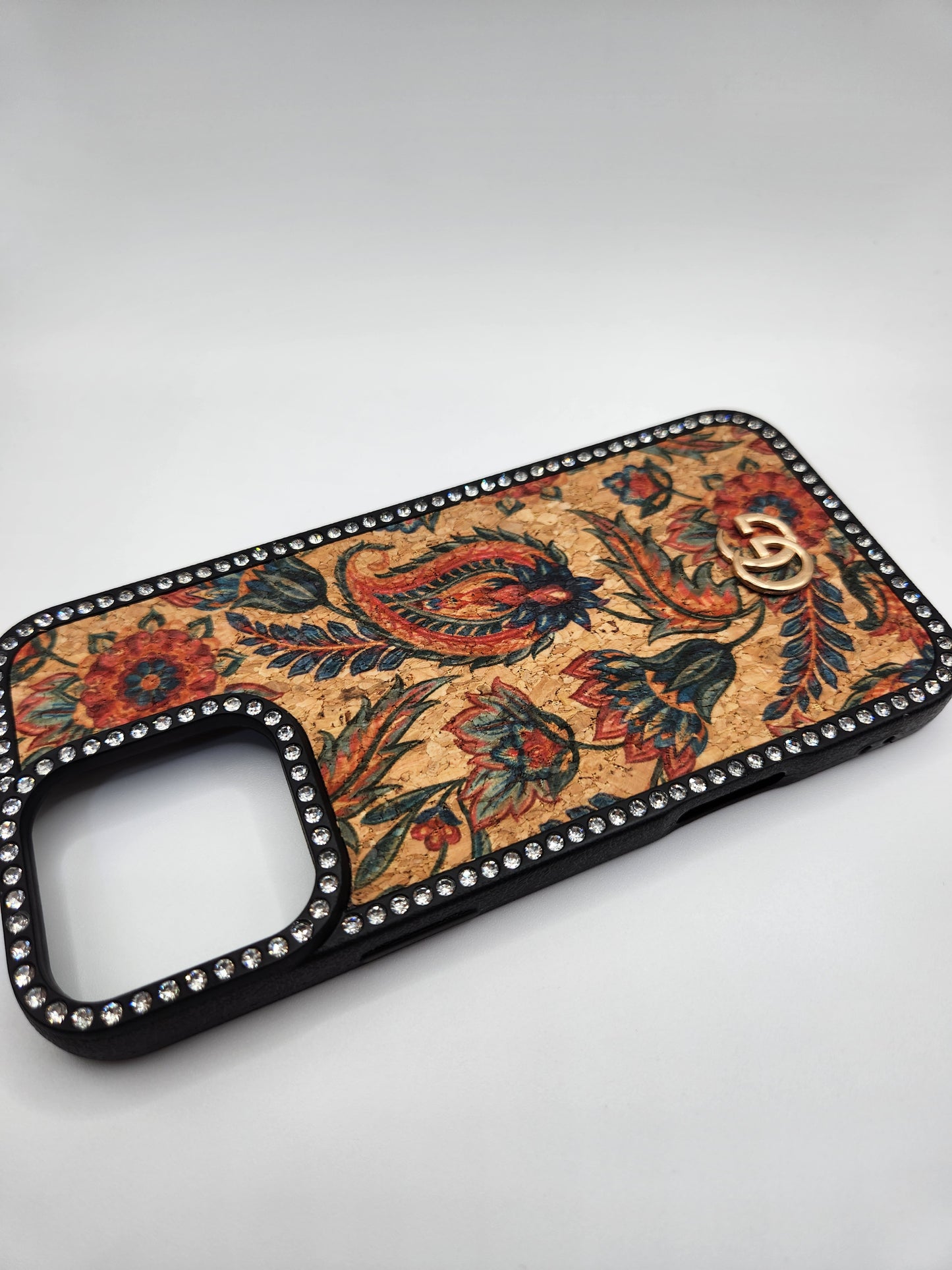 ✨Coque iPhone Luxe Bohème avec Strass – Motifs Mandala Éblouissants – Compatible iphone 16 pro max