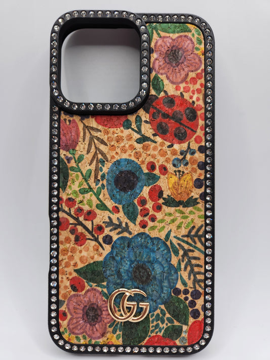 ✨Coque iPhone Luxe Bohème avec Strass – Motifs Mandala Éblouissants – Compatible iphone 16 pro max iphone 13 pro max