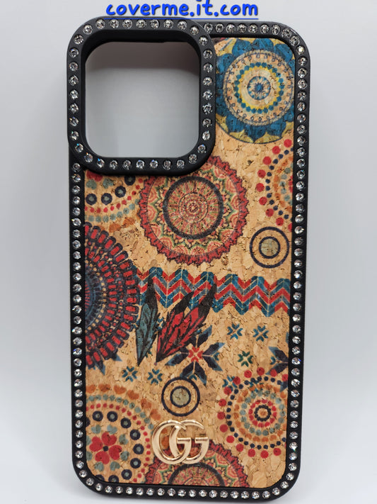 ✨Coque iPhone Luxe Bohème avec Strass – Motifs Mandala Éblouissants – Compatible iphone 14 pro max iphone 12 pro max