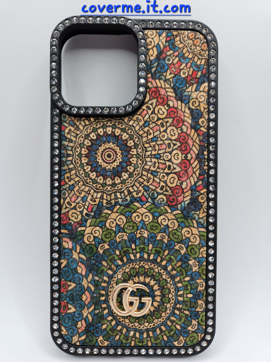 ✨Coque iPhone Luxe Bohème avec Strass – Motifs Mandala Éblouissants – Compatible iphone 13 pro max