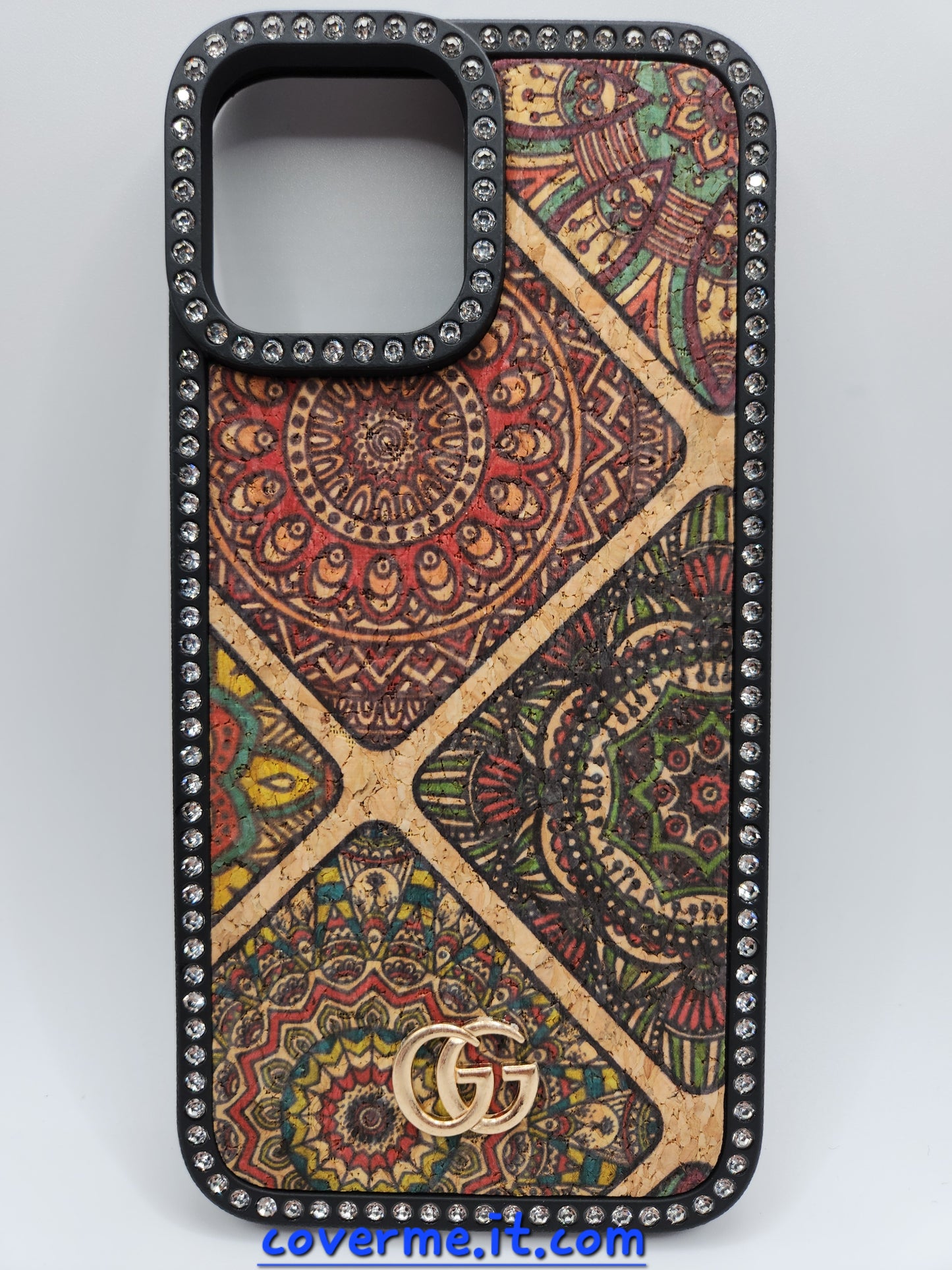 ✨Coque iPhone Luxe Bohème avec Strass – Motifs Mandala Éblouissants – Compatible iphone 12 pro max