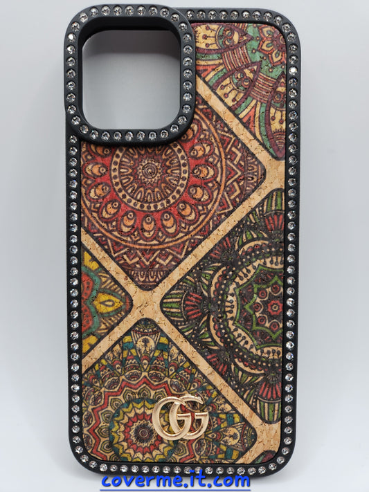 ✨Coque iPhone Luxe Bohème avec Strass – Motifs Mandala Éblouissants – Compatible iphone 12 pro max