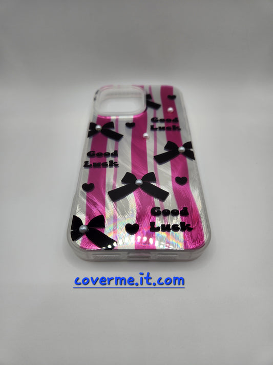 🩷Coque iPhone Féminine Élégante – Design Rubans & Perles, Style Brillant Compatible iphone 16 pro max iphone 15 pro max iphone 14 pro max iphone 13 pro max iphone 12 pro max iphone 12 iphone 12 pro