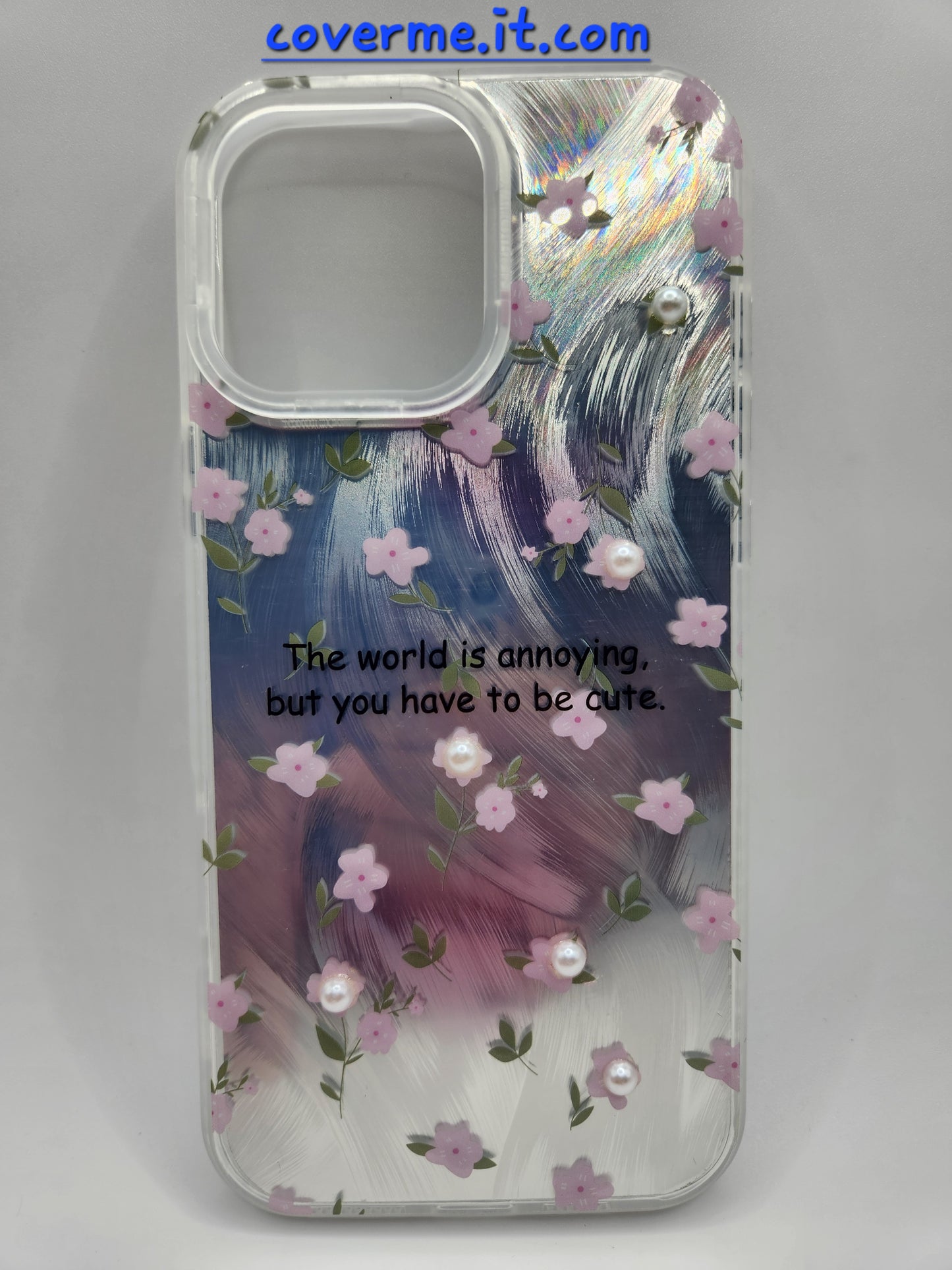 🩷Coque iPhone Féminine Élégante – Design Rubans & Perles, Style Brillant Compatible iphone 16 pro max iphone 15 pro max iphone 14 pro max iphone 12 pro max iphone 12 iphone 12 pro