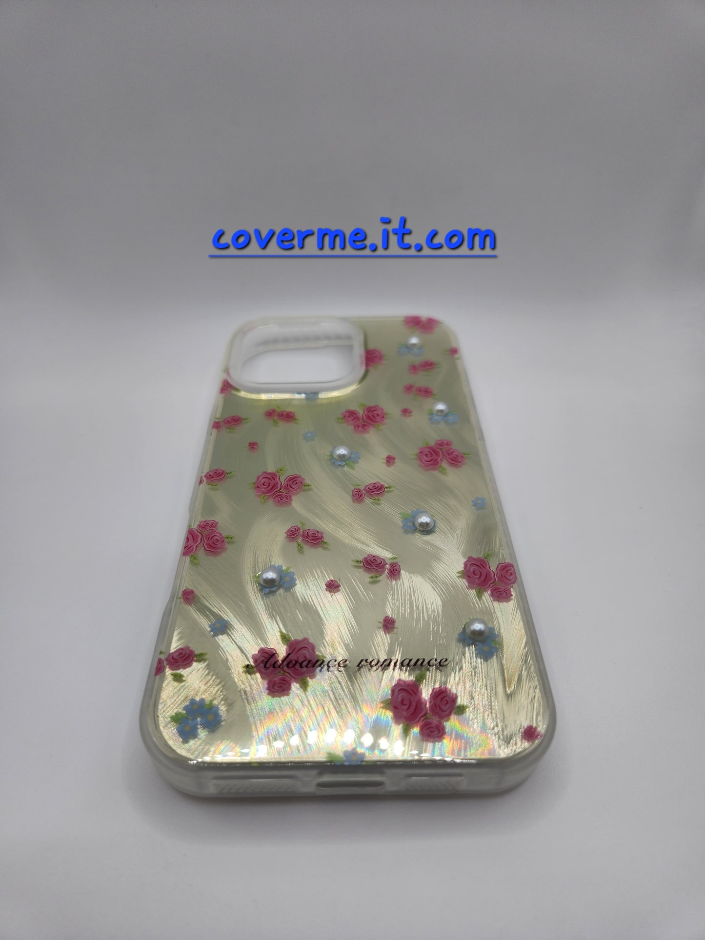 🩷Coque iPhone Féminine Élégante – Design Rubans & Perles, Style Brillant Compatible iphone 16 pro max iphone 13 pro max iphone 12 pro max