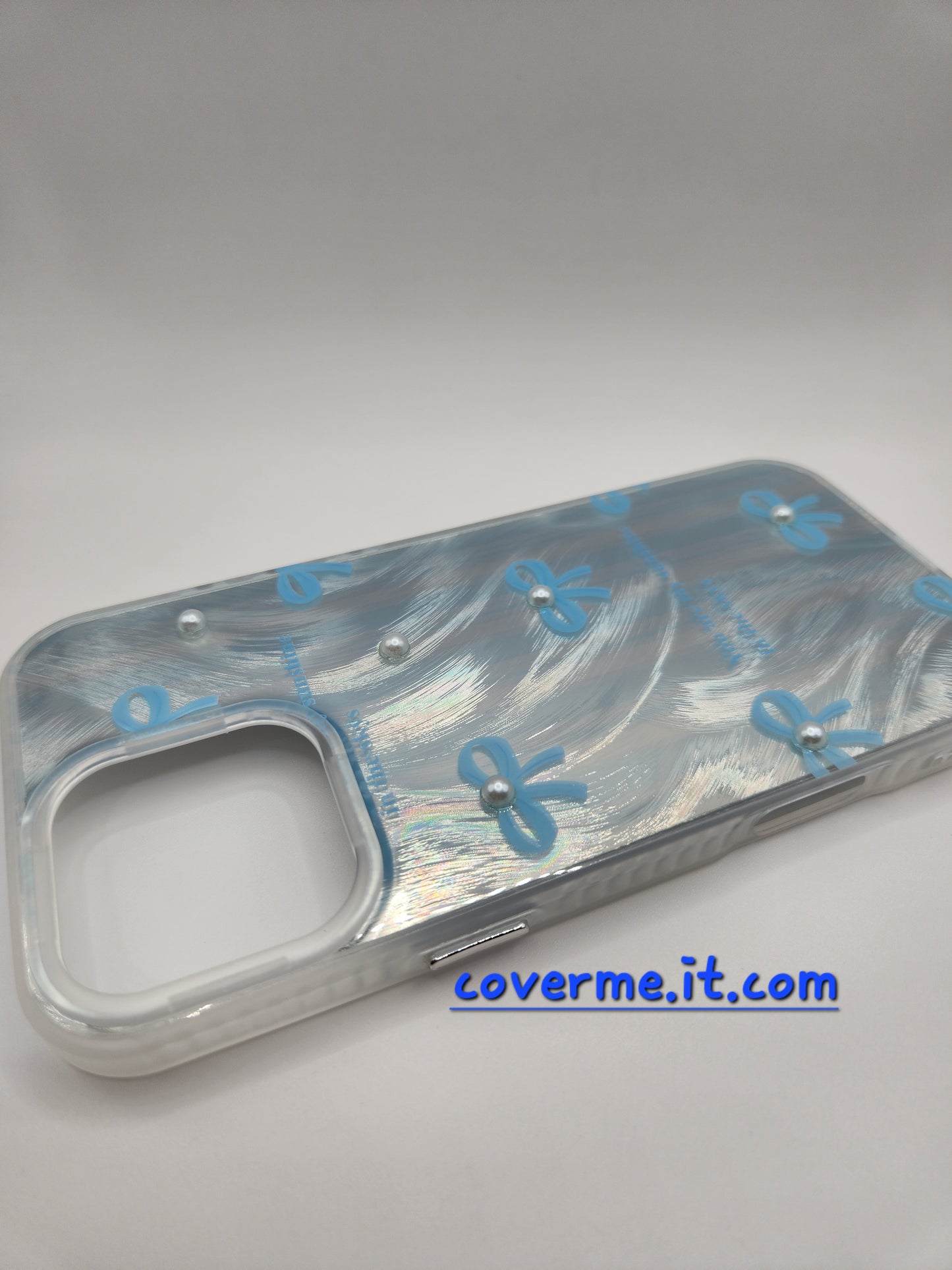 🩷Coque iPhone Féminine Élégante – Design Rubans & Perles, Style Brillant Compatible iphone 16 pro max iphone 15 pro max iphone 13 pro max iphone 12 pro max iphone 12 iphone 12 pro