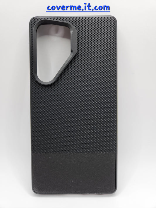 ✨Coque Cuir et Fibre de Carbone Premium pour Élégance, Résistance et Finition Haut de Gamme compatible Samsung S24 Ultra Samsung S25 Ultra