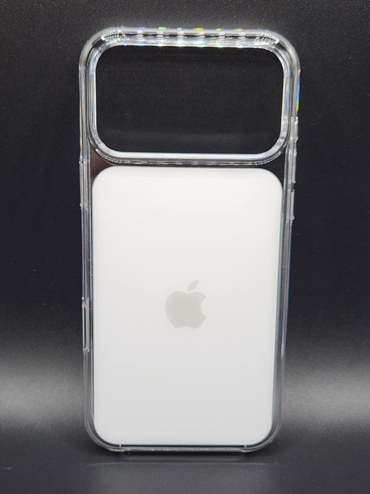 (بوشيط) آيفون 17 برو ماكس شفاف أصلي يدعم MagSafe مع ظهور رسالة MagSafe(17 PRO MAX)