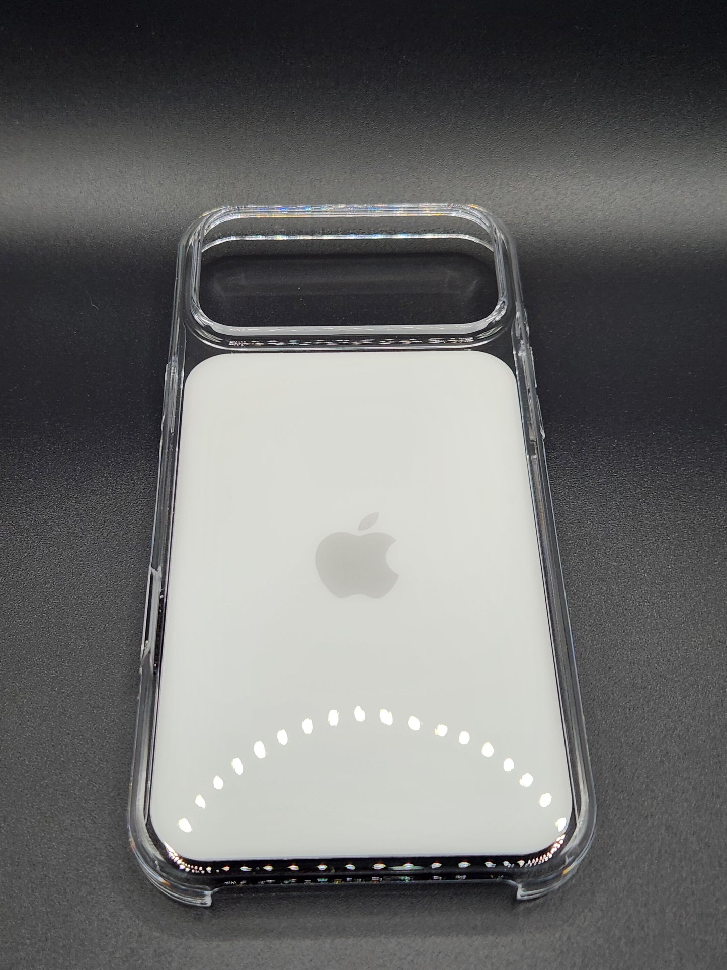 (بوشيط) آيفون 17 برو ماكس شفاف أصلي يدعم MagSafe مع ظهور رسالة MagSafe(17 PRO MAX)