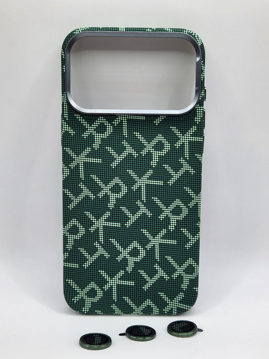 🔶بوشيط آيفون كربوني فاخر بدعم MagSafe وحماية كاملة(17 PRO MAX)