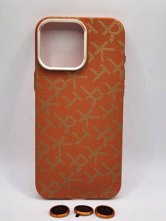 🔶بوشيط آيفون كربوني فاخر بدعم MagSafe وحماية كاملة(16 pro max)