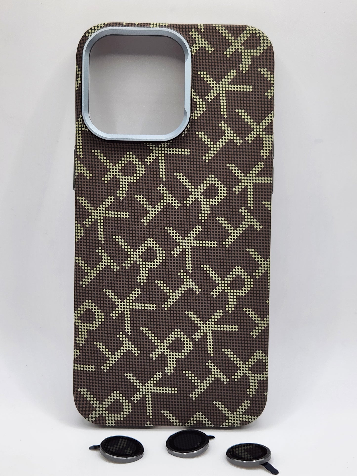 🔶بوشيط آيفون كربوني فاخر بدعم MagSafe وحماية كاملة(13 pro max)