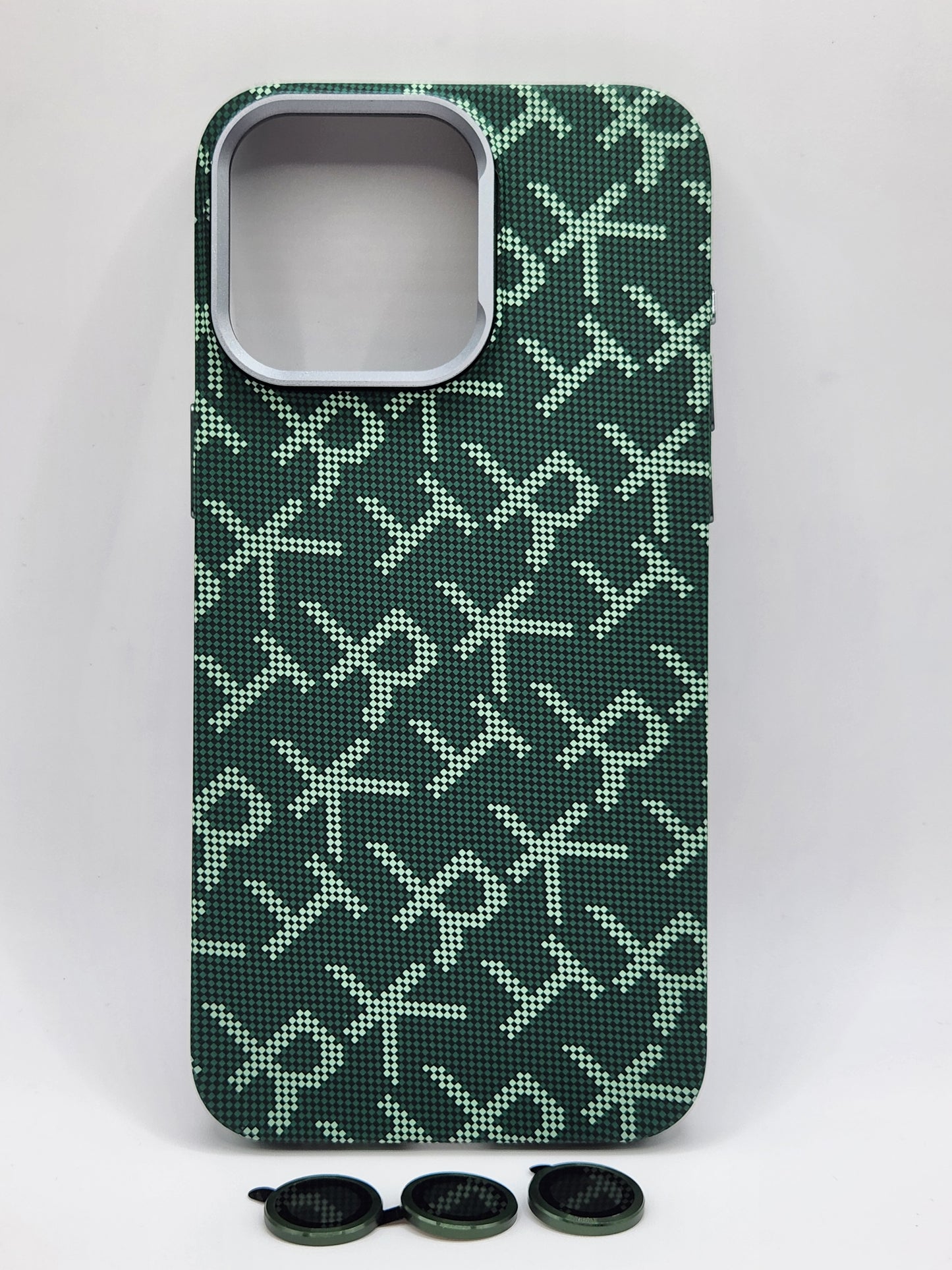 🔶بوشيط آيفون كربوني فاخر بدعم MagSafe وحماية كاملة(14 pro max)