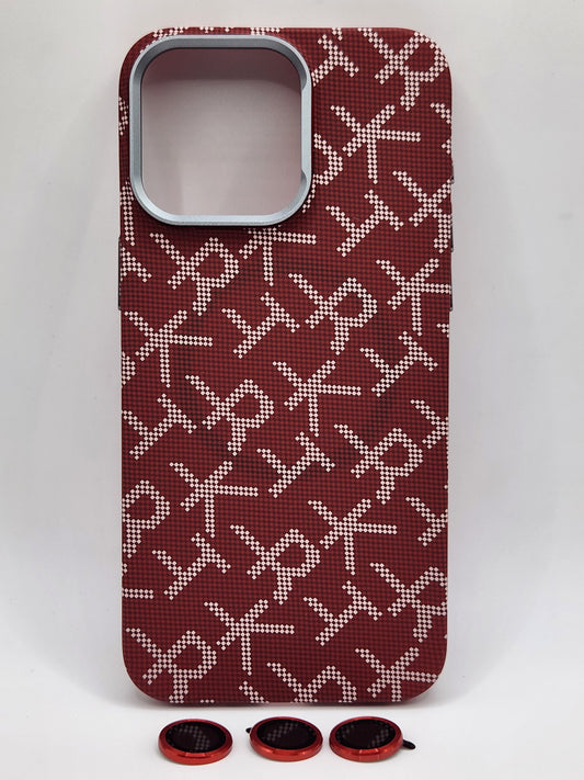 🔶بوشيط آيفون كربوني فاخر بدعم MagSafe وحماية كاملة(15 pro max)