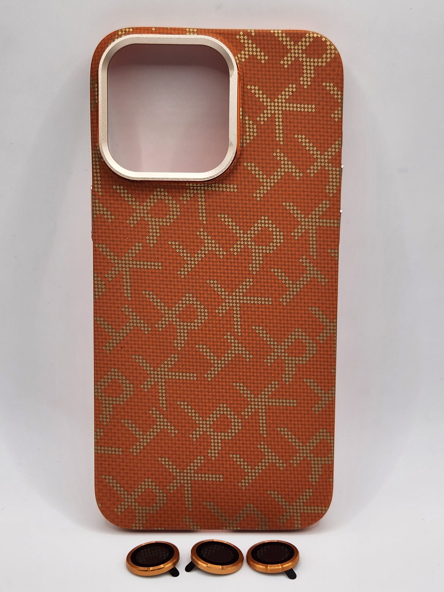 🔶بوشيط آيفون كربوني فاخر بدعم MagSafe وحماية كاملة(14 pro max)