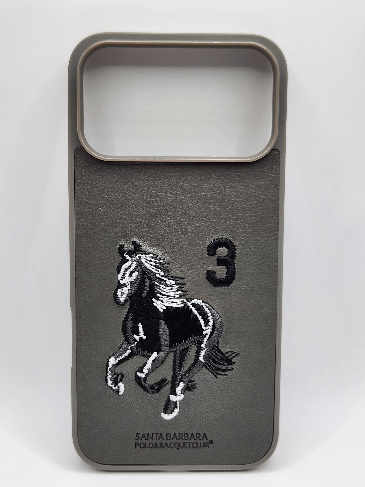 بوشيط هاتف فاخر بتصميم أنيق وتطريز حصان مميز 🐎(17 PRO)