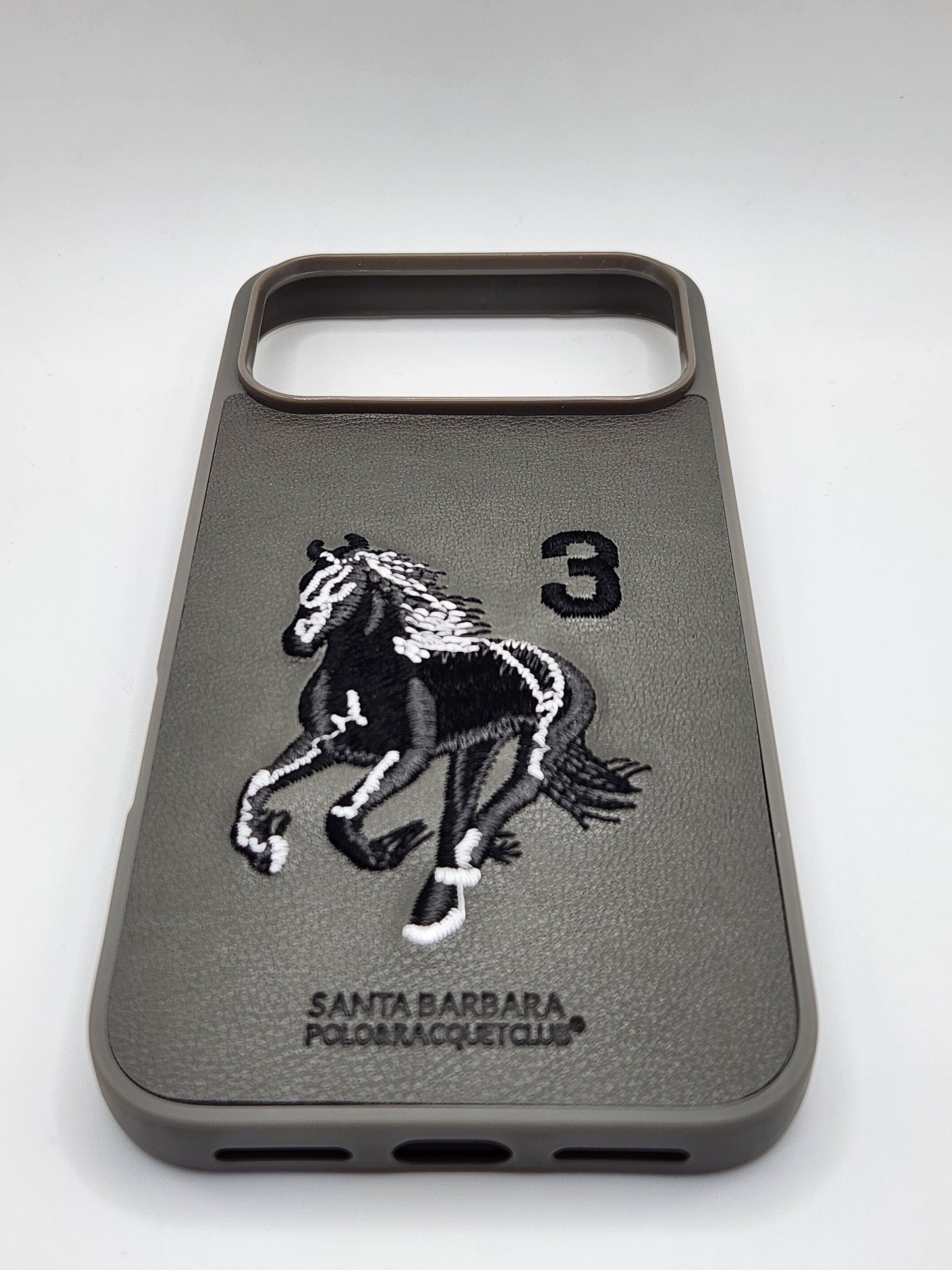 بوشيط هاتف فاخر بتصميم أنيق وتطريز حصان مميز 🐎(17 PRO)