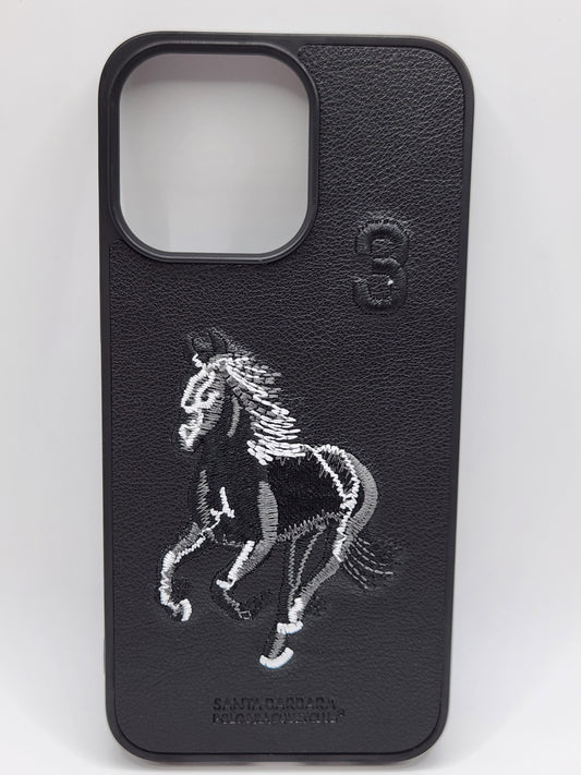 بوشيط هاتف فاخر بتصميم أنيق وتطريز حصان مميز 🐎(13 PRO)