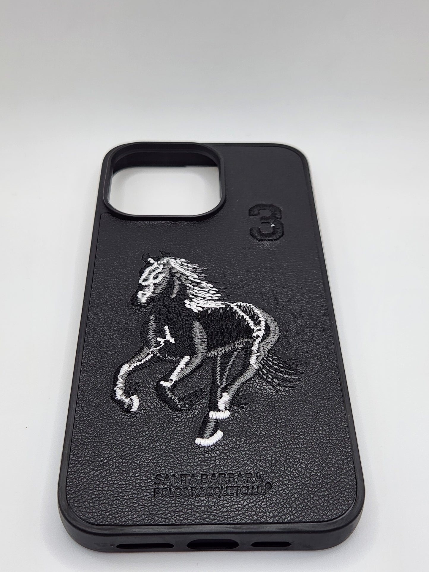 بوشيط هاتف فاخر بتصميم أنيق وتطريز حصان مميز 🐎(14 PRO MAX)