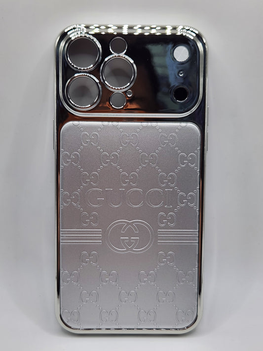 بوشيط فاخر لأيفون 14 برو ماكس بتصميم أيفون 17 برو ماكس – إطار ذهبي أنيق بلمسة فخمة(IPHONE 14 PRO MAX)