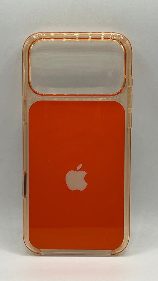 بوشيط أيفون 17برو ماكس شفاف أصلي يدعم الشحن اللاسلكي مع ظهور الرسالة(IPHONE 17 PRO MAX)